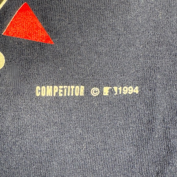 Vintage Atlanta Braves T Shirt Mens Large Navy Blue 1994 MLB Single Stitch Tee‎ - Picture 4 of 12